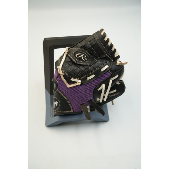 RAWLINGS Girls Youth 10" Baseball Glove Purple Players PL10PUR fits right hand - Picture 4 of 7
